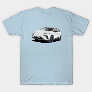 MG4 EV Electric Car in White T-Shirt